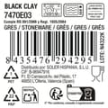 Miniatyrbilde 4 av 4: Flat tallerken La Mediterránea Black clay