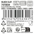 Miniatyrbilde 4 av 4: Flat tallerken La Mediterránea Black clay
