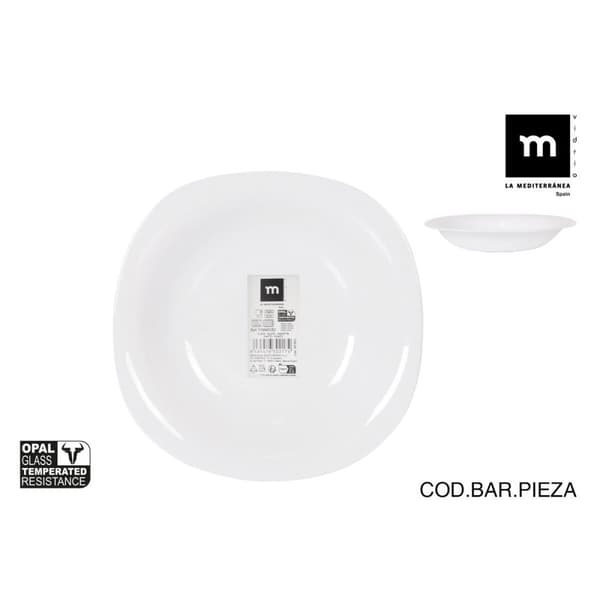 Dyp plate La Mediterránea Palaos 21 x 21 x 3,5 cm (36 Enheter)