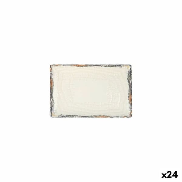 Bricka La Mediterránea Albus 20 x 13 x 2 cm (24 antal)