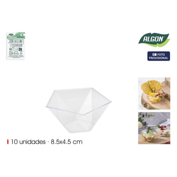 Snacksskål Algon 10 Delar (24 antal)
