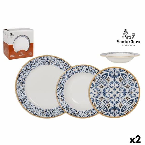 Ruokailuvälineet Santa Clara Villaboa 12 Kappaletta (2 osaa)