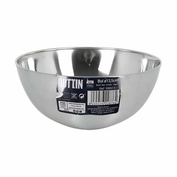 Bolle Quttin Stål Ø 13 x 6,2 cm (48 enheter)
