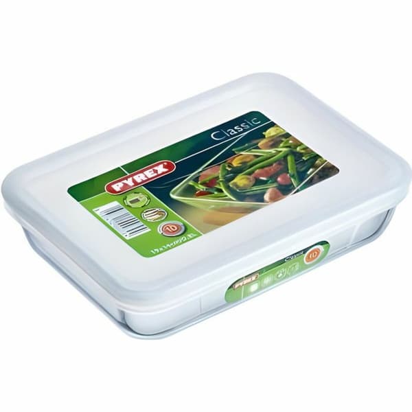 Madkasse Pyrex C&F Gennemsigtig Borosilikatglas