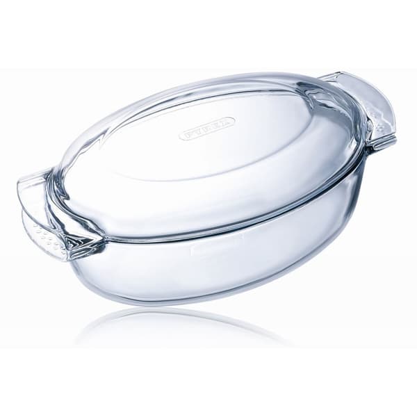 Ovn Fad Pyrex 1040712 Hvid Gennemsigtig Hærdet glas 6 L 4,5 g 4,5 L