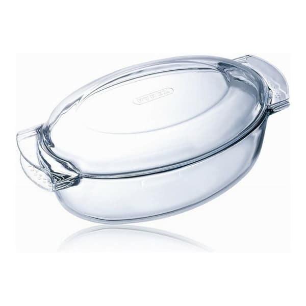 Ovn Fad Pyrex 1040712 Hvid Gennemsigtig Hærdet glas 6 L 4,5 g 4,5 L