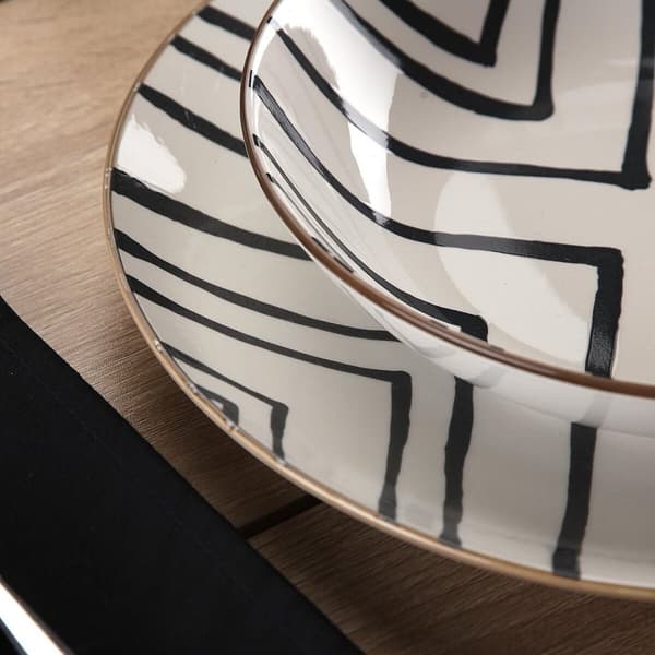Spisestel Versa Grå Porcelæn 18 Dele