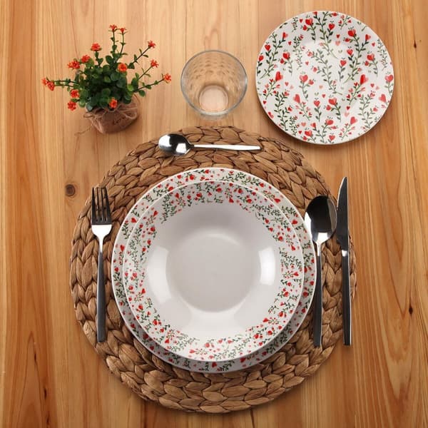Spisestel Versa Porcelæn Hjerter 18 Dele