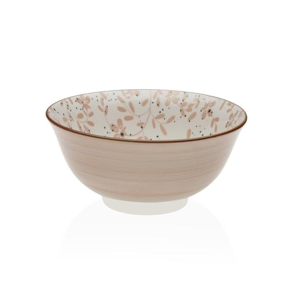 Skål Versa Beige Porslin 14 x 8,3 x 14 cm