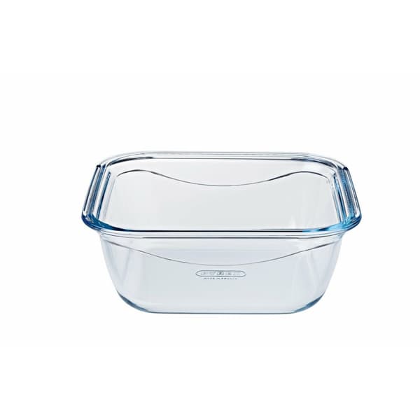 Behållare för matkonservering Pyrex Blå Transparent 800 ml (2 antal)