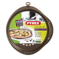 Miniatyrbillede 3 af 11: Pizza form Pyrex Brun Sort Metal