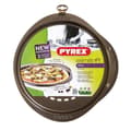 Miniatyrbillede 4 af 11: Pizza form Pyrex Brun Sort Metal