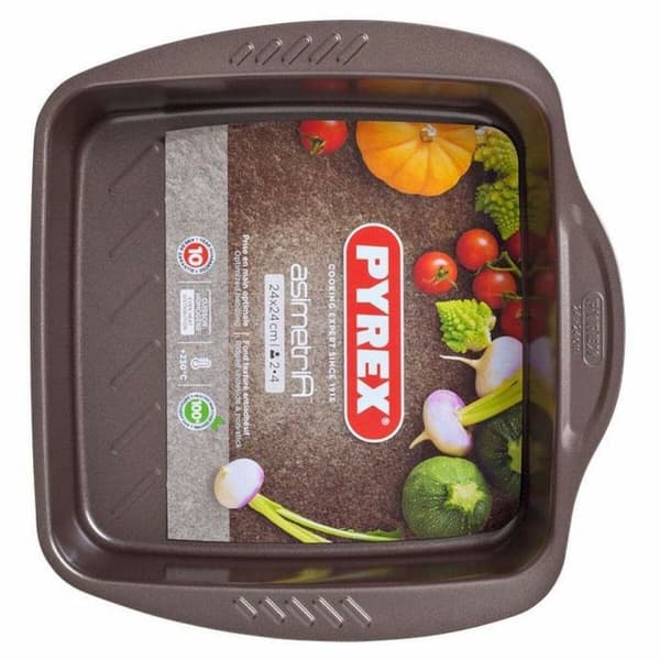Ovn Fad Pyrex Brun Metal