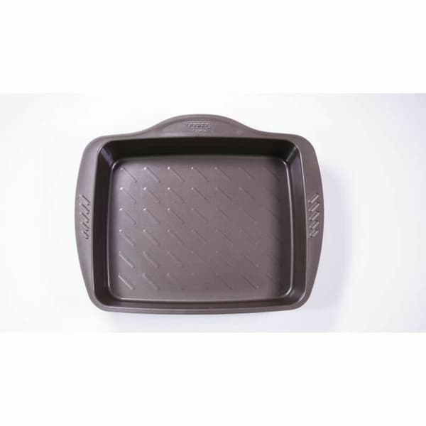Bageplade Pyrex Brun Sort Metal
