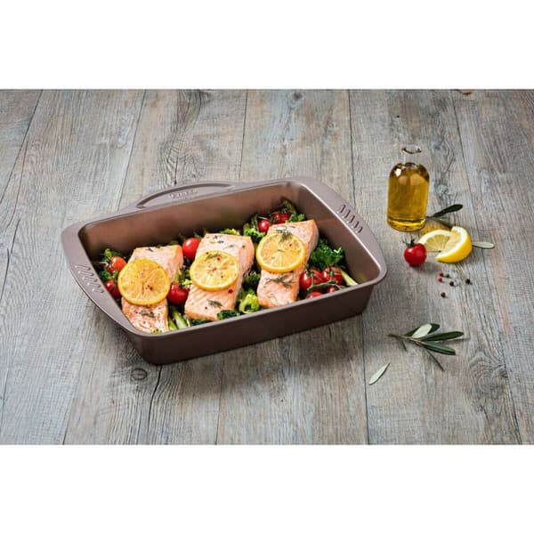 Bageplade Pyrex Brun Sort Metal