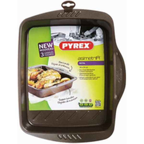 Ugnsplåt Pyrex Brun Svart Metall