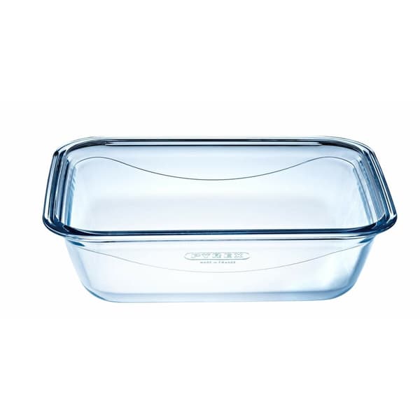 Behållare för matkonservering Pyrex Blå Transparent Rektangulär 800 ml