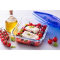 Miniatyrbild 6 av 11: Behållare för matkonservering Pyrex Blå Transparent Rektangulär 800 ml