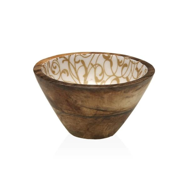 Skål Versa Serpentine Bambus Porcelæn Mangotræ