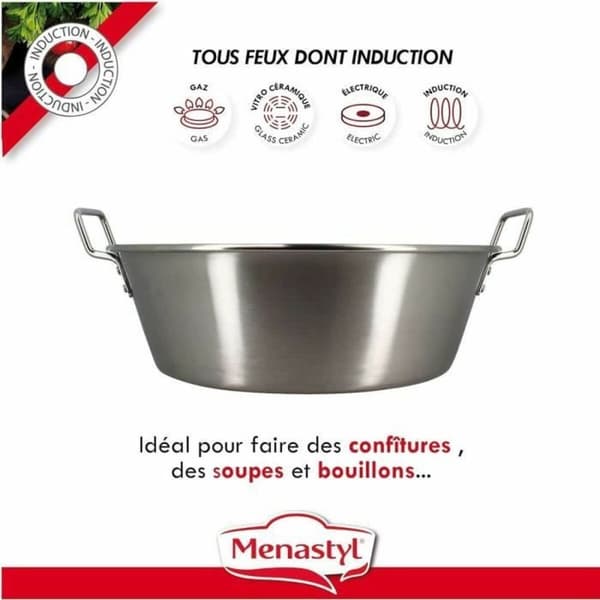 Mat bevaring Container Menastyl 40,5 cm Sølv Rektangulær