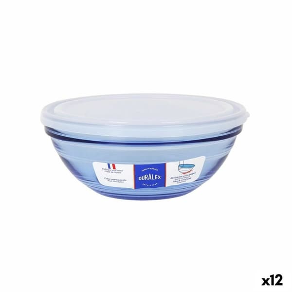 Skål Duralex Marine Blå 17 cm Med lock (12 antal)