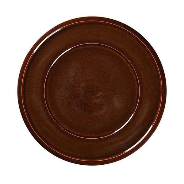 Assiette Eurofirany Assiette tallrik STONE, diameter 28 cm, bärnsten