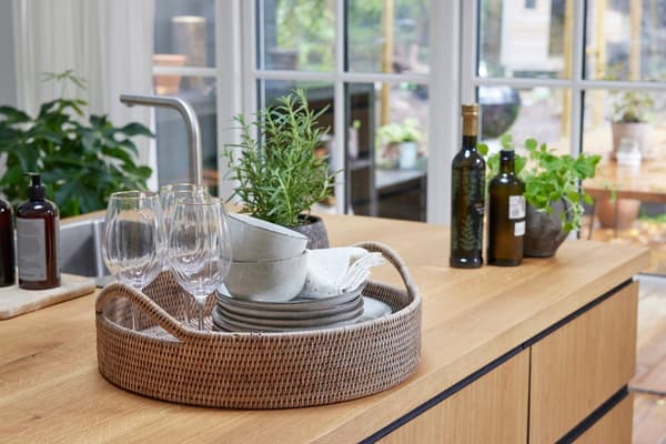 FURNLUX TALLRIK AMERA GRÅ 21CM