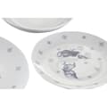 Miniatyrbild 2 av 4: Servissats DKD Home Decor Blå Vit Porslin 18 Delar 27 x 27 x 3 cm