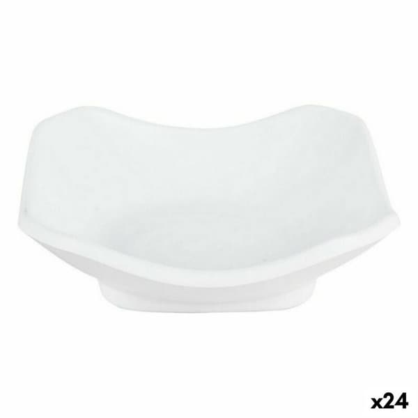 Provsmakningsset Viejo Valle Troya Vit Melamin Fyrkantig 11 x 11 x 3,5 cm (24 antal)