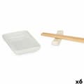 Miniatyrbild 1 av 5: Sushiset Kinvara 1249SJ4111 Vit Bambu Porslin (12 Delar) (6 antal)