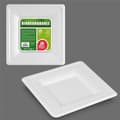 Miniatyrbild 2 av 2: Tallriksset Best Products Green Sockerrör Ø 20 cm Vit Biologiskt nedbrytbar Engångsanvändning 25 antal