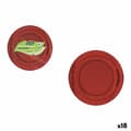 Miniatyrbild 1 av 4: Tallriksset Algon Röd 23 cm 10 Delar (18 antal)