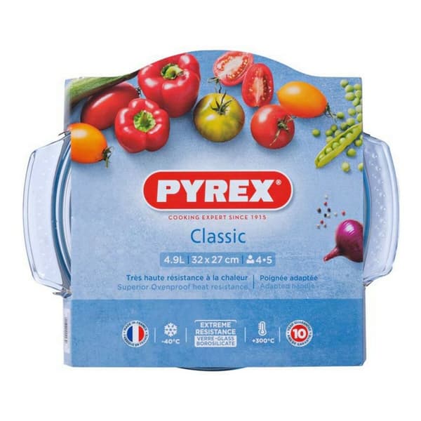 Kastrull med glaslock Pyrex 118A000/5043 Transparent
