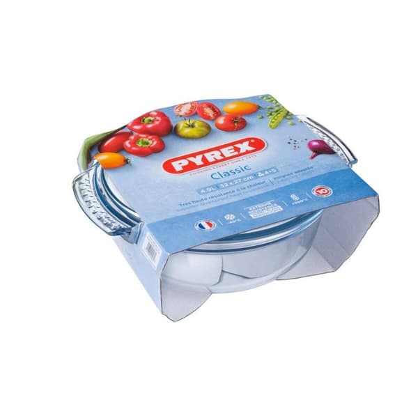 Kastrull med glaslock Pyrex 118A000/5043 Transparent