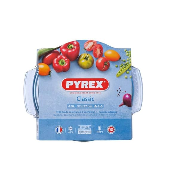 Kastrull med glaslock Pyrex 118A000/5043 Transparent
