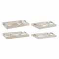 Miniatyrbillede 3 af 3: Bakkesæt DKD Home Decor Hvid Sort Gylden Træ MDF 40 x 30 x 6 cm (2 enheder)