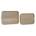 Miniatyrbillede 2 af 3: Snack bakke DKD Home Decor Natur Skandinavisk 40 x 30 x 5,5 cm (2 enheder)