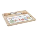 Miniatyrbillede 1 af 4: Ostebræt DKD Home Decor Bambus Stentøj 24,5 x 20 x 1,2 cm (4 enheder)