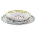 Miniatyrbillede 2 af 3: Madlavningssæt DKD Home Decor Blå Multifarvet Turkisblå Porcelæn Kolonistil Afrikansk mand 27 x 27 x 2,5 cm 18 Dele (18 pcs)