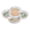 Miniatyrbillede 1 af 3: Snack bakke DKD Home Decor Grøn 22 x 22 x 3 cm Stentøj