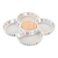 Miniatyrbillede 1 af 4: Snack bakke DKD Home Decor Multifarvet 22 x 22 x 3 cm Stentøj