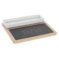 Miniatyrbillede 1 af 3: Sæt til appetizere DKD Home Decor 24 x 7 x 2,5 cm Natur Sort Bræt