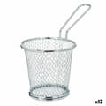 Miniatyrbillede 1 af 2: Kurv til præsentation af aperitiffer Kinvara W8088S Sølvfarvet Metal 15,5 x 12 x 8 cm (12 enheder)