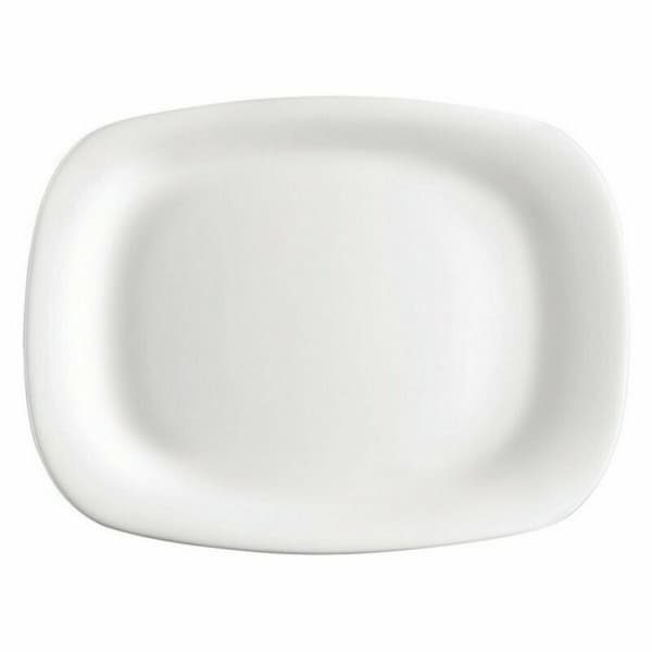 Flad Plade Bormioli Parma Rektangulær (12 enheder) (24 x 34 cm)