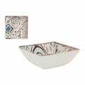 Miniatyrbillede 2 af 2: Snackskål La Mediterránea Grecia Blå Brun Porcelæn 13 x 13 x 5 cm (28 enheder)