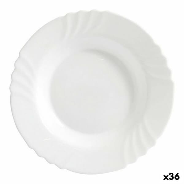 Dyb tallerken Bormioli Ebro Ø 23 x 3 cm (36 Enheder)