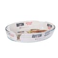 Miniatyrbillede 2 af 2: Ovn Fad Quttin   Gennemsigtig Glas Oval 3,4 L 35,1 x 24,1 x 6,5 cm (6 enheder)