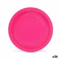 Miniatyrbillede 1 af 2: plade Algon Engangsanvendelse Pap Fuchsia 20 x 20 x 1,5 cm (36 Enheder)