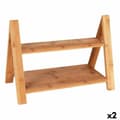 Miniatyrbillede 1 af 2: Serveringsbakke Viejo Valle Dobbelt højde Bambus 39,7 x 20,3 x 18 cm (2 enheder)