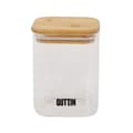Miniatyrbillede 2 af 3: Mad Bevarelse Container Quttin Bambus Borosilikatglas 480 ml (12 enheder)